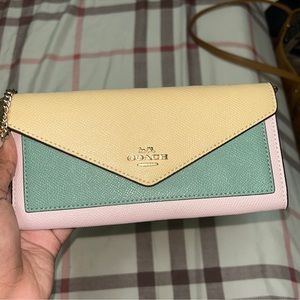 coach wallet bag (multi colored)